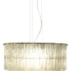 ABELONE Taklampa 47cm Krom/Klar