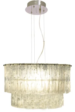 ABELONE Taklampa 47cm Krom/Klar