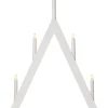 ALBO Ljusstake 5L 66cm Vit