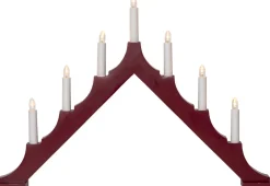 ALMA Ljusstake 40CM Röd