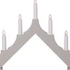 ALMA Träljusstake 33,5cm Beige