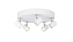 ALPHA Takspot Rund 5a Vit 40cm