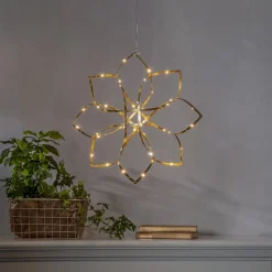 AMAZE Hängande dekoration 40cm 48LED Guld