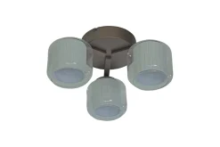 AMSTERDAM Plafond 46cm Brun/Vit
