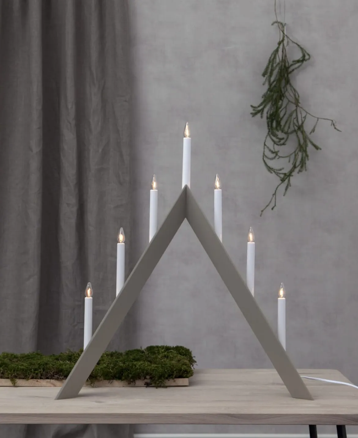 ARROW Ljusstake 64,5cm Beige