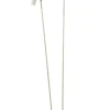 ARTIC Golvlampa LED Dubbel 137cm Vit/Krom