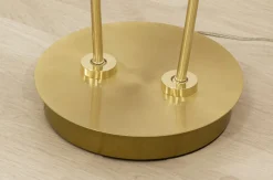 ARTIC Golvlampa LED Dubbel 137cm Matt Mässing