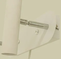 ARTIC Vägglampa LED Dubbel 30cm Vit/Krom