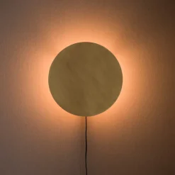ATMOSPHERE FULLMOON Vägglampa 25cm Pale Gold