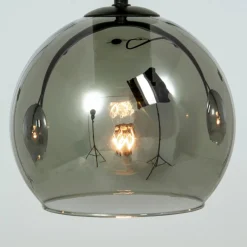 ATOM Taklampa 5:a Rak 114cm Svart/Rökgrå
