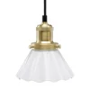 AUGUST Fönsterlampa Veckad 15cm Mässing/Opal