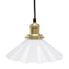 AUGUST Fönsterlampa Veckad 24,5cm Mässing/Opal