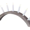 AURA Träljusstake 58cm Brun