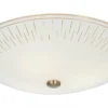 AVENY Plafond 50cm Vit/Stål