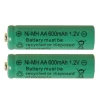 BATTERI 2-Pack Laddbart AA 1,2V 600mAh Ni-MH