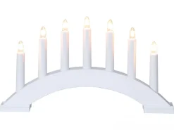 BEA Träljusstake 39cm Vit