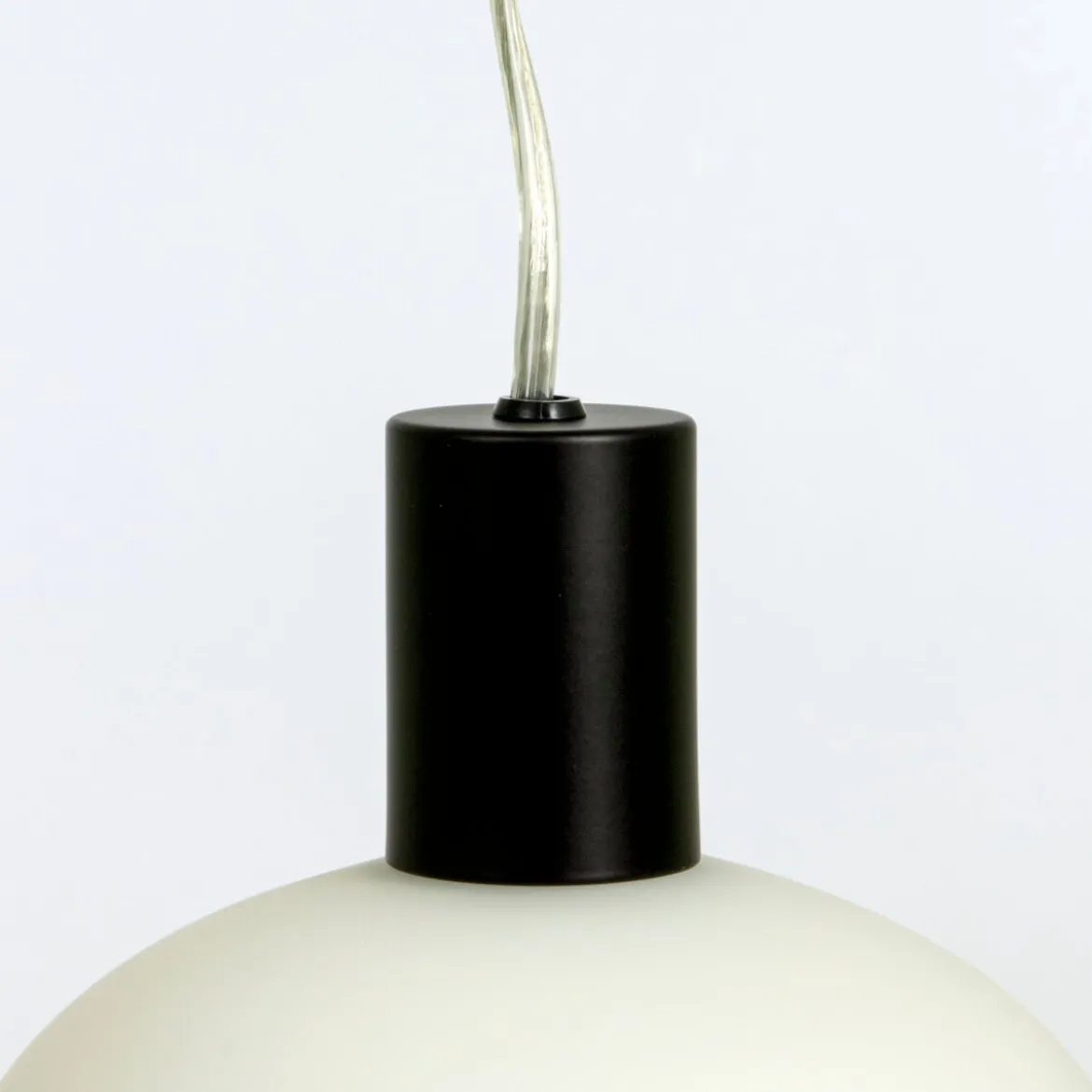 BELL Fönsterlampa 16cm Svart/Opalvit
