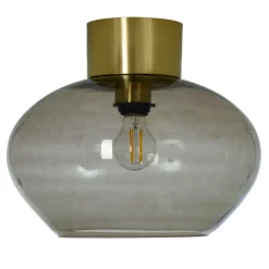 BELL Plafond Stor 35cm Matt Mässing/Rök