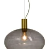 BELL Taklampa 35cm Matt Mässing/Rök