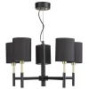 BERLIN Taklampa 62cm Svart