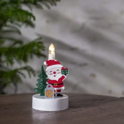 BILLY Ljusstake Tomte 14cm Flerfärgad