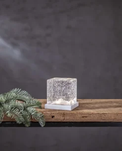 Bordsdekoration Frost Kub 11cm