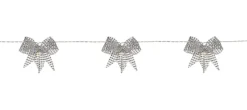 BOWIE Ljusslinga Batteri 2,25m 10LED Varmvit/Silver