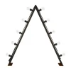BRIGHT Ljusstake Utomhus 10L 120cm Corténstål/Klar
