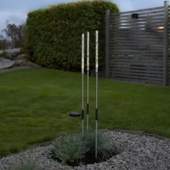 BUBBLY Solcellsdekoration 1,6m Varmvit/Klar