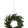 BYSKE Krans 45cm 30LED Grön IP44