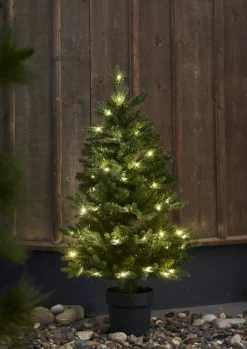BYSKE LED Julgran 90cm 50LED Grön IP44