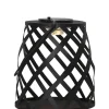 CALABRIA Solcellslykta 20cm Svart