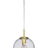 CAPELLA Fönsterlampa 18,5cm Borstad Mässing/Glas