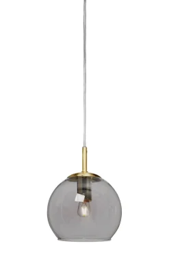 CAPELLA Fönsterlampa 18,5cm Borstad mässing/Rökfärgad