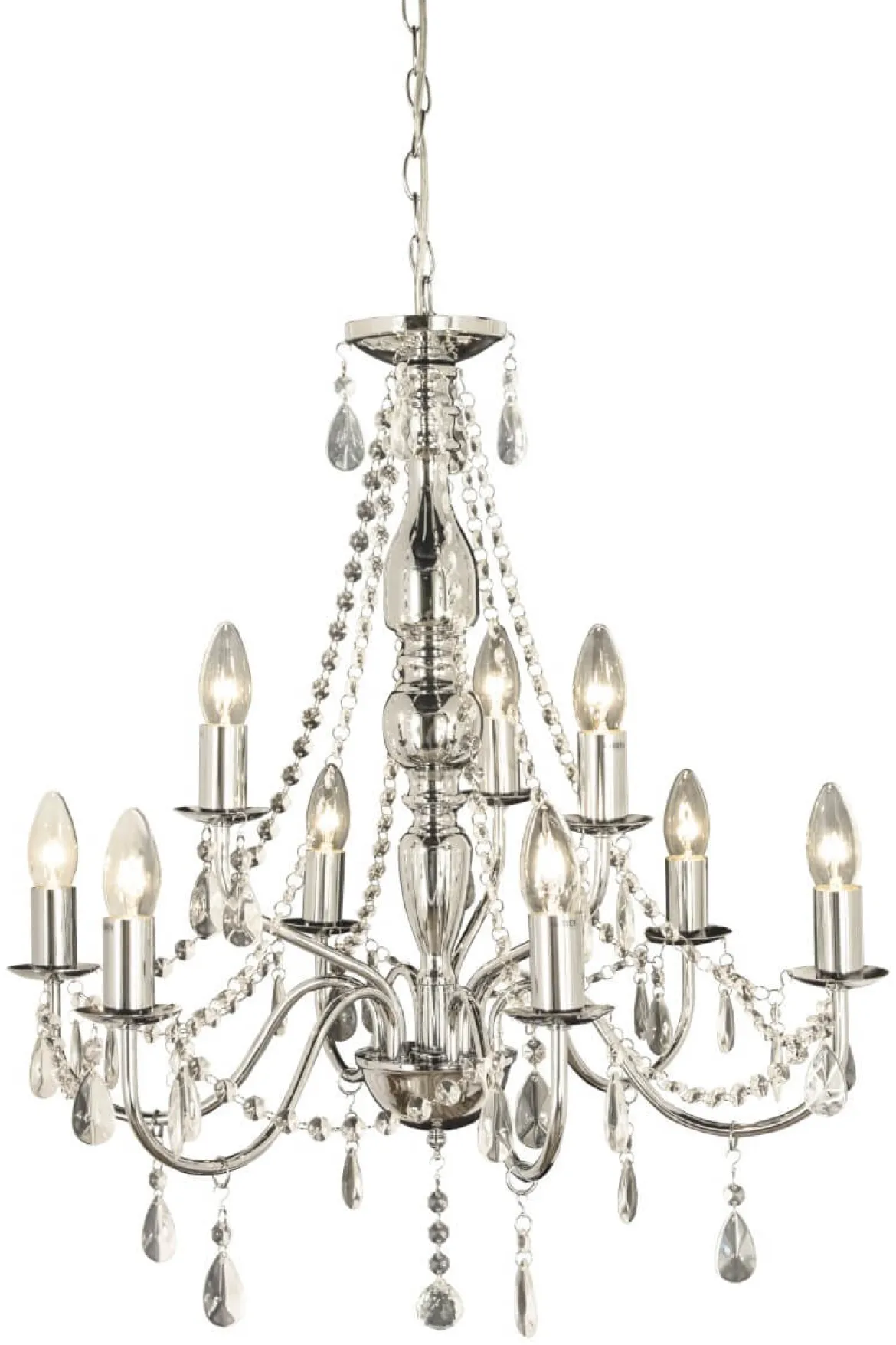 CHATEAU Takkrona 9-arm 60cm Krom
