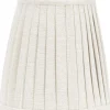 CIA Toppringskärm 20/13cm Plissé OffWhite