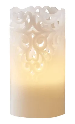 CLARY LED-Blockljus 15cm Vit