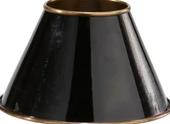CLASSIC Metallskärm 22/11cm Svart/Antikmässing