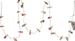 CLIPPY ADVENT Klämmor Batterislinga 24LED 2,4m