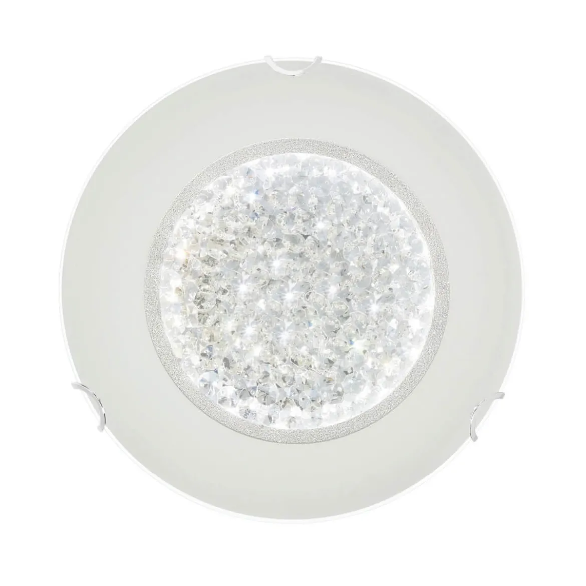 CLUSTER LED-Plafond Rund 30cm Frostad/Kristall
