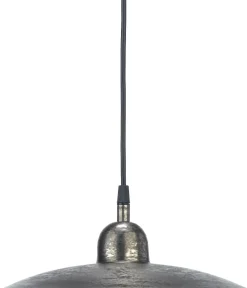 COMO Taklampa 28cm Beaten Silver