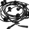 CONNECTA B22 Ljusslinga Extra 7,35m IP44 Svart