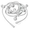 CONNECTA E27 Ljusslinga Extra 7,35m IP44 Vit