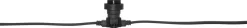 CONNECTA FLAT E27 Ljusslinga Extra 7,35m IP44 Svart