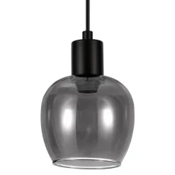 CONNY Fönsterlampa 12cm Svart/Rökfärgad
