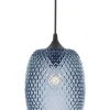 CORNELIA Taklampa 25cm Blå/Svart