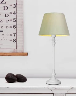 COTTEX Lampfot 39cm Vit