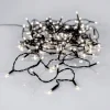CRISPY ICE WHITE Ljusslinga 12,6m 180LED Vitt/Svart IP44
