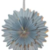 CRYSTAL Pappersstjärna 50cm Blå
