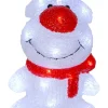 CRYSTALO Dekorationsfigur Ren 30L 28cm Vit